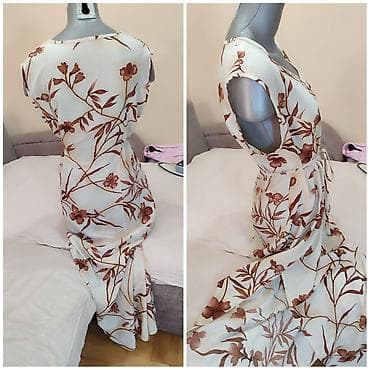 Haljina – veličina L - Dužina: 120 cm - Poluobim: 50 cm - Cena: 600