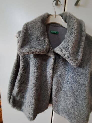 new yorker majice: Benetton, One size, Veštačko krzno, bоја - Siva — 6