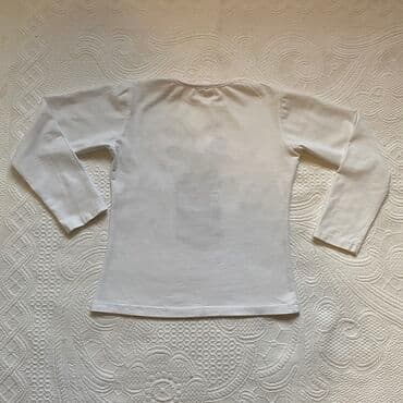 Bodiji i zeke za bebe: Preslatka decija bluza-majica za devojcice Obucena par puta,u super — 3