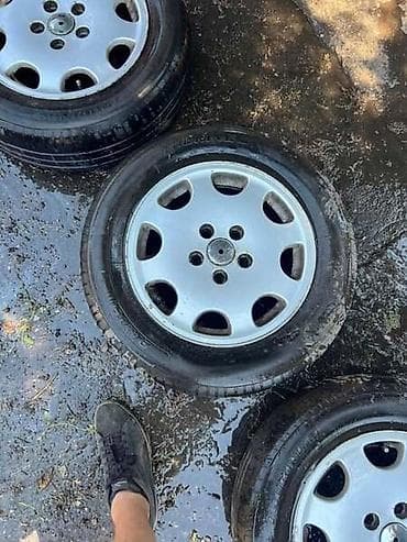 Kompletan auto u delovima: ALUMINIJUMSKE FELNE 15 5 X 112 | Audi ali felne R15, 5x112, stanje — 2