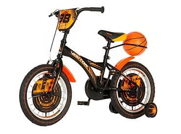 polovne bicikle paracin: Bicikl kids Visitor Basket 16" – crno/narandžasti, polu mat Opis: - — 4