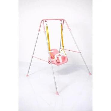 kosulje sa masnom: Dečija ljuljaška sa ramom i sedištem sa naslonom i sigurnosnom prečkom — 2