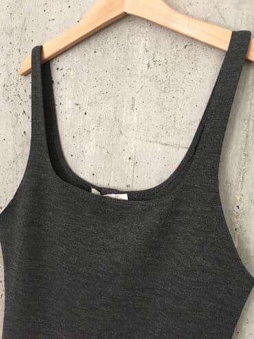 comma haljine 2022: Zara M (EU 38), color - Grey, With the straps — 3