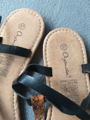 mokasine od prevrnute koze: Sandals, 37 — 3