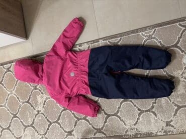 planeta cizme za devojcice: Dečiji zimski skafander (roze/tamnoplavi) - Jednodijelni skafander sa — 3