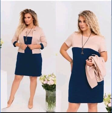 komplet haljina i sako: Dvodelni komplet 💞haljina i sako Ima elastina,materijal se ne menja,ne — 4