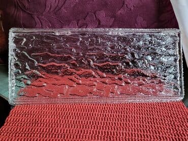 metalac posuđe za bebe: Tanjir tkz led. rucni rad,za posluzenje,serviranje,masivan. 80te — 10