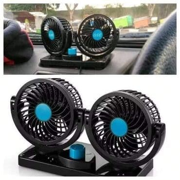 24V DC ventilator sa utikačem za automobil Može se rotirati za 360