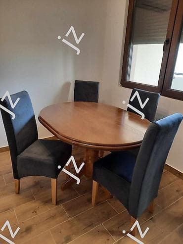 Baluster krug Boja hrast dimenzije: 100+30 cena: 160 e stolice