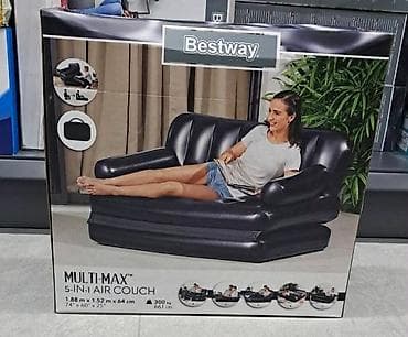 komoda za presvlačenje bebe: Bestway Multi-Max 5-u-1 dušek/sofa na naduvavanje - Višenamenski — 4