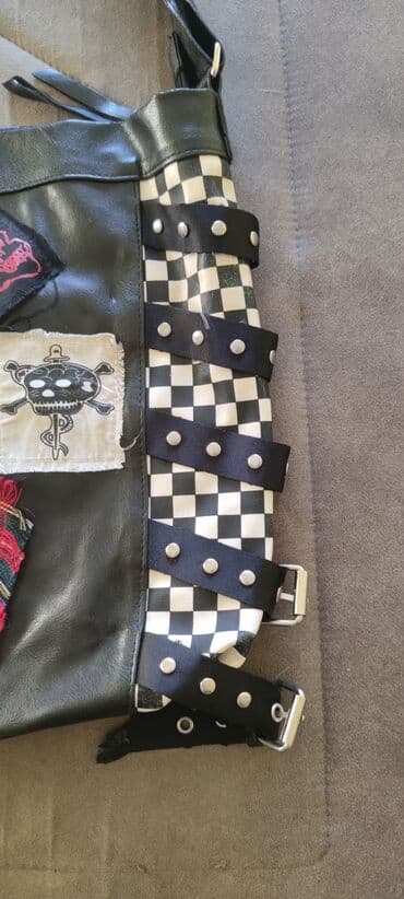 kožna torba ženska: Shoulder bag, Material: Canvas, Polyester, Poliuretan — 5