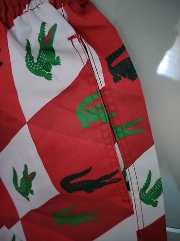 Ostala muška odeća: Kupaći šorts, L, Lacoste, bоја - Šareno, Poliester — 3