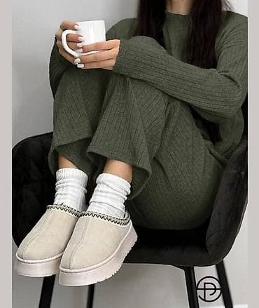 Kućna odeća: ✨ 𝑲𝒍𝒆𝒐𝒑𝒂𝒕𝒓𝒂 𝑺𝒕𝒚𝒍𝒆 ✨ ⚜️ Univerzalna velicina ⚜️ Komplet rebrasti — 8