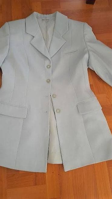 Kancelarijski nameštaj: Odličan sako nežno sive boje. Ramena 42, pazuh 52, dužina 72cm. - — 4