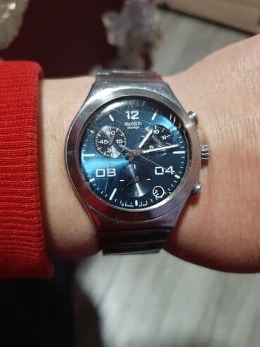 Jewellery: Swotch ispravan sat sat je original sviss made ima jednu linijicu sa — 5