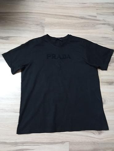 Men's T-shirt Prada, bоја - Crna