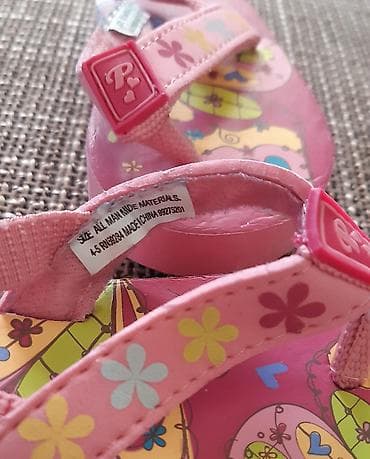 nike air max 3: Dečije japanke – roze, sa šarenim leptirićima i cvetićima - Brend — 2