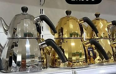 Set tradicionalnih džezeva/čajnici za pripremu čaja i kafe (dve šerpe