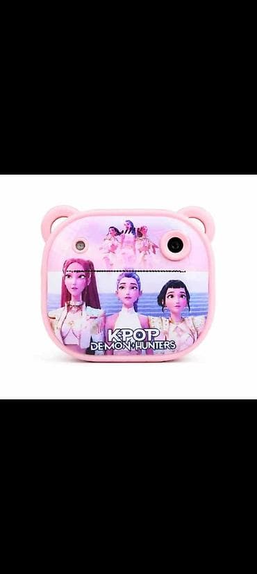K‑Pop dečiji pametni fotoaparat sa ugrađenim štampačem – svetloroze
