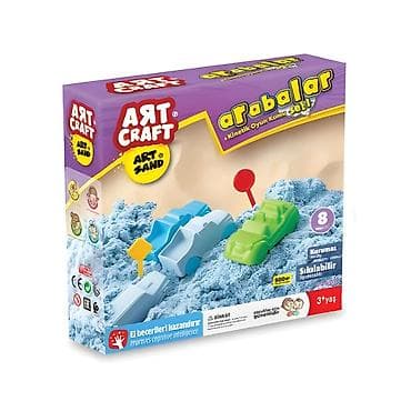 Kreativne i edukativne igračke: ArtCraft kinetički pesak – Autići, 500 g (šifra: 036091-10-100) — 1