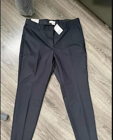 H&M nove sa etiketom, teget pantalone, veličine 46