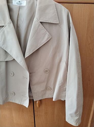 zara helanke za devojcice: H&M kratki bež trenč kaput za tinejdžere - Brend: H&M - — 2