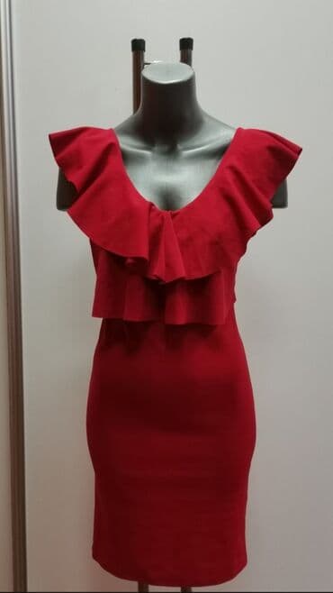 New Look S (EU 36), bоја - Crvena, Koktel, klub, Top (bez rukava) — 2