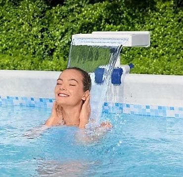 aparat za varenje 4 u 1: 🌈 Bestway Umirujući LED Vodopad za Bazen – Pretvorite Dvorište u Spa — 2