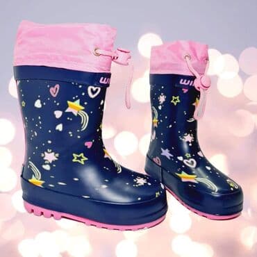 dečija obuća top: Odlican model gumenih cizmica koje su skroz oblozene vunom tople — 3