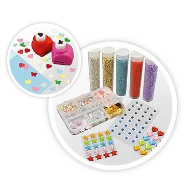 šljokičaste haljine: Fabrika nalepnica 106319 Buki – kreativni DIY set za pravljenje — 6