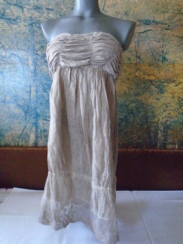 c a haljine 2022: S (EU 36), color - Beige, Without sleeves — 4