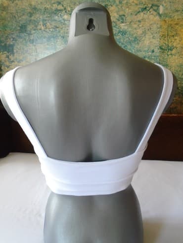 helanke sa trakom oko stopala: S (EU 36), Cotton, Single-colored, color - White — 4