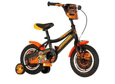grubin sa sljokicama: Bicikl Visitor Kids Motocross 12" (crno-narandžasti, polu-mat) Šifra — 3