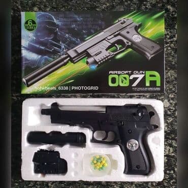 dexy co igracke za decake od 6 godina: Cena 1350 din Dečji pneumatski pištolj Airsoft Gun 007A sa — 2