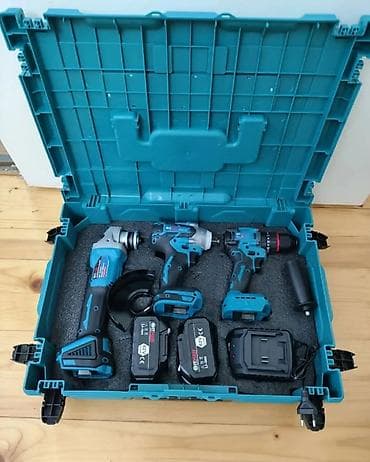 Hand Tools: Set akumulatorskih alata HITMAN – 62V Sadržaj kompleta: - Ugaona — 2