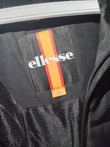 mona kožne jakne: Ellesse muška zimska jakna – crna - Debelo punjena, prošivena — 2