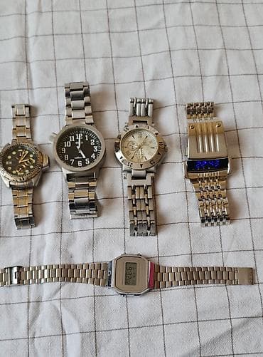 kenzo duks cena: Kolekcija muških ručnih satova – metalne narukvice, različiti stilovi — 1