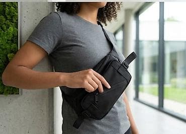 mona torba sa nitnama: Uniseks torbica za preko ramena/struk – kompaktna i praktična - — 1