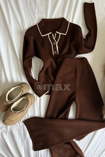 gerry weber cena: L11. 🤎New,,Zara''knitted set🤎 Velicine: S M L XL Duzina pantalona 115 — 1