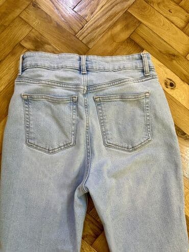 zenski kompleti pantalone i sako: 28, 30, Pamuk, Visok struk, Skinny — 4