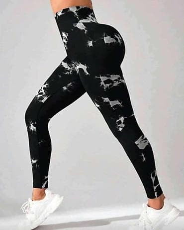 torba za hranu: Ženske sportske helanke – tie-dye dezen 2 komada 1,500 dinara - Visok — 5