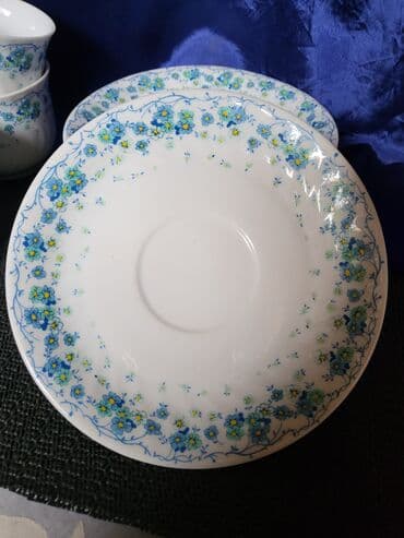 solje za caj: Solje nove za kafu,caj fena porcelan Nemacka 70te. Solje vece — 11