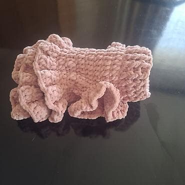 Sweatpants: Džemperak za psa – ručno pleten, nežno ružičaste boje, od meke — 4