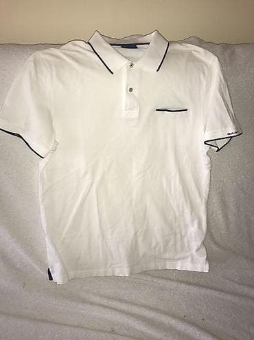 beli blejzer: Men's T-shirt Gant, bоја - Bela — 2