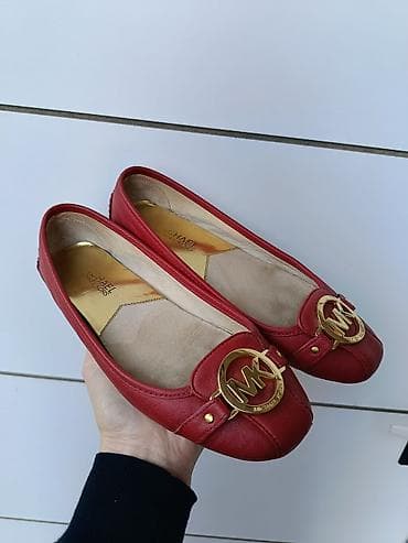 obuca mirjevo: Michael Kors baletanke – crvene kožne - Model: klasične baletanke sa — 2