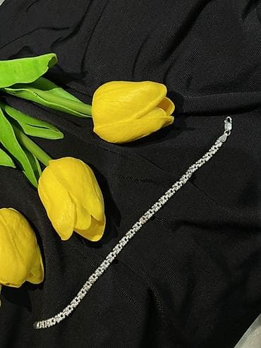 filigranski nakit cene: Srebrna narukvica – bogato pletena “byzantine/čvorić” karika - — 4