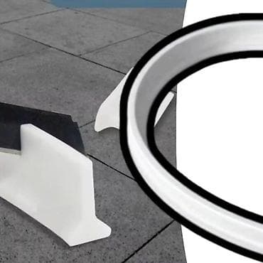 Construction & Repair Materials: Polukružna vodonepropusna barijera/obloga za tuš kabinu – fleksibilni — 3