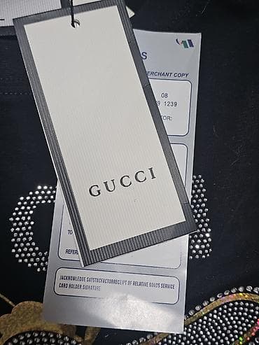 Majice kratkih rukava: Gucci ženska majica kratkih rukava – crna - Model sa prepoznatljivim — 4