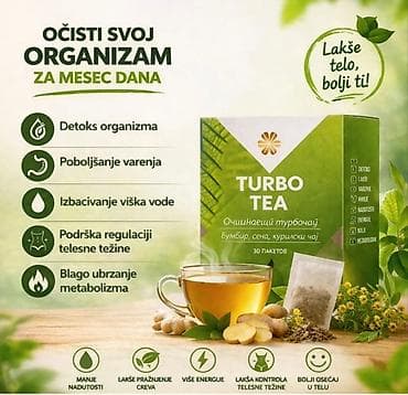 Turbo Tea – biljni čaj za detoks i olakšanje varenja - Sastav