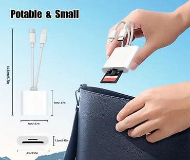 Adapteri za telefone: Čitač memorijskih kartica za iPhone/iPad – Lightning i USB‑C konekcija — 5